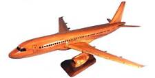 Airbus A-320 Handcrafted Natural Mahogany Premium Wood Display Desk Model picture